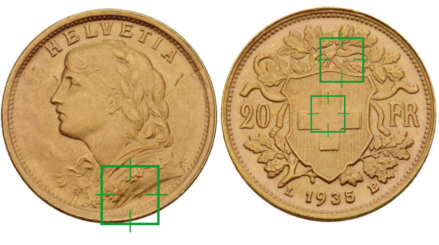 20 SFFR Vreneli - Fälschung - Fot. P.Zgorzynski