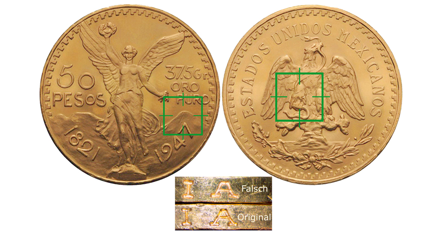 50 Mex. Pesos - Fälschung - Fot. P.Zgorzynski